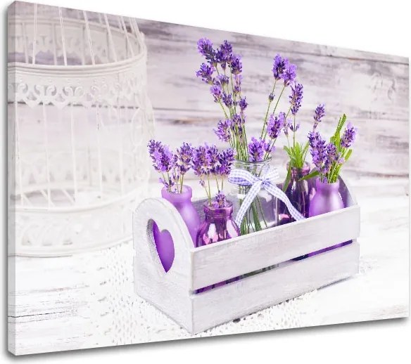 Obraz na stenu FIALOVÉ KVETY_164-11