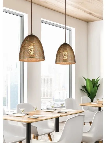 Luster na lanku SFINKS 1xE27/60W/230V