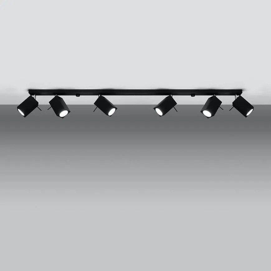 Stropné bodové svietidlo  Merida 6L A-0460 čierna