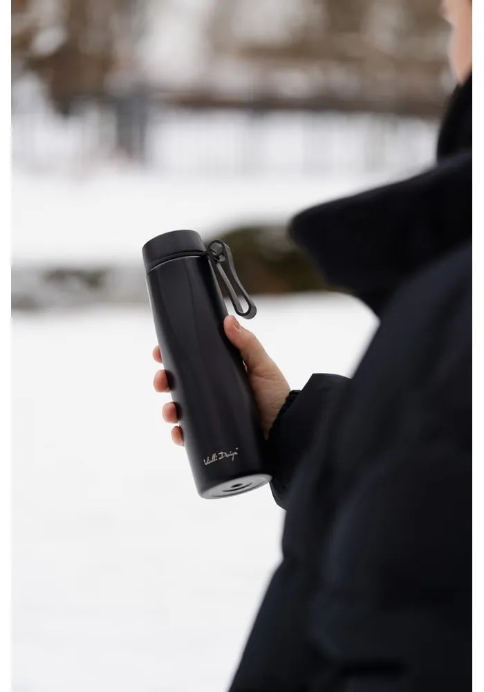 Čierna termoska 500 ml Fuori – Vialli Design