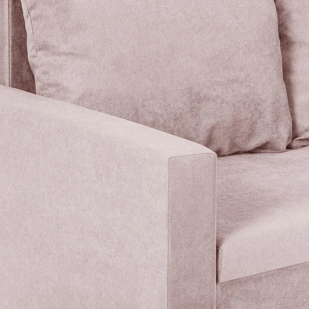 Rozkládací pohovka DELLA Růžová