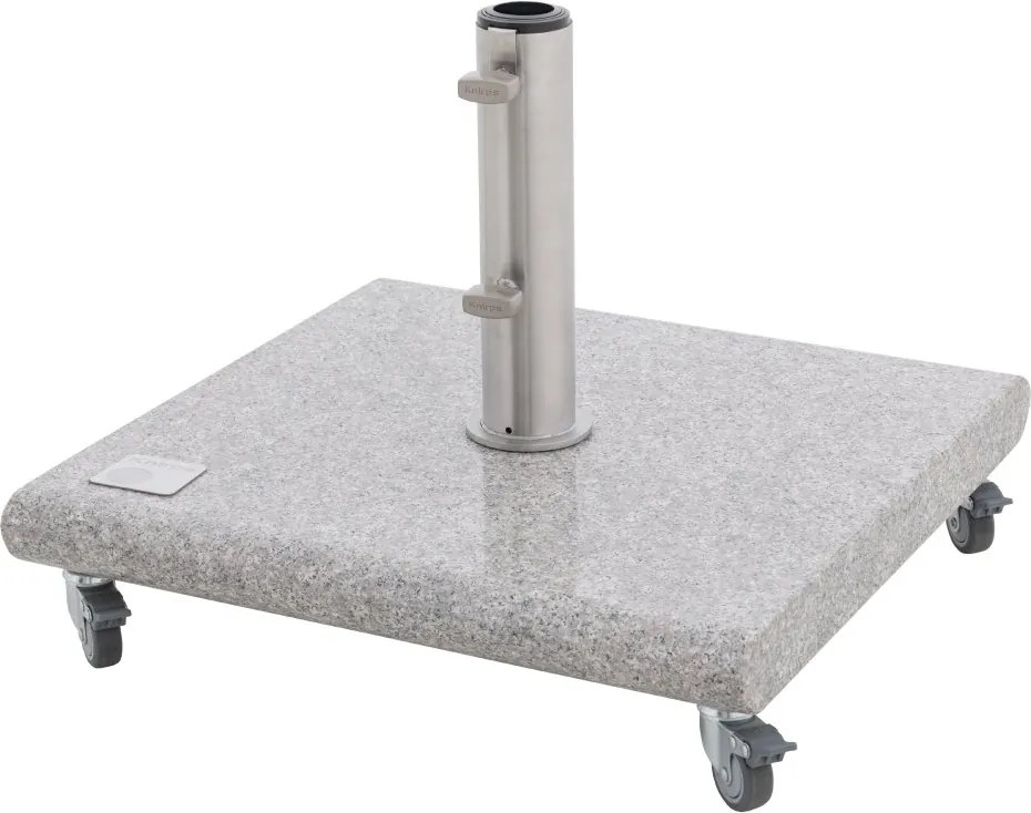 Pojazdný žulový stojan KNIRPS 40 kg svetlý