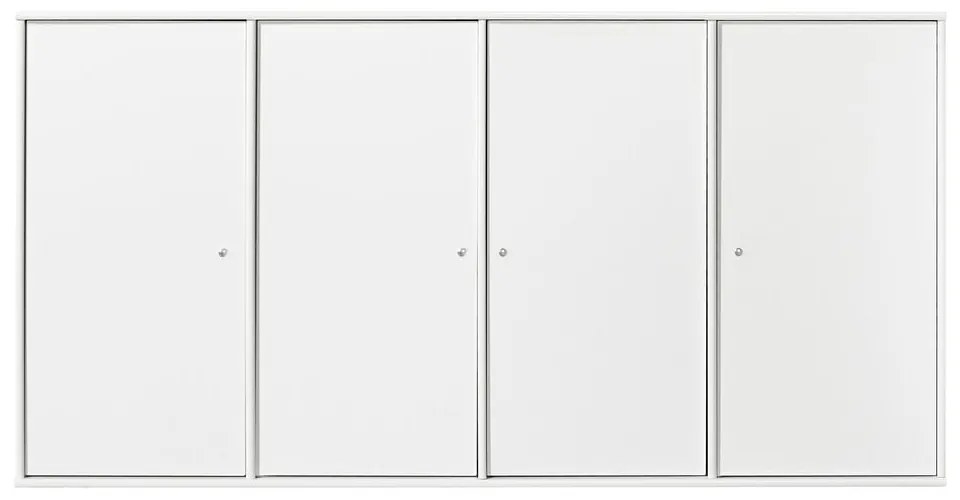 Biela nástenná komoda Hammel Mistral Kubus, 136 x 69 cm