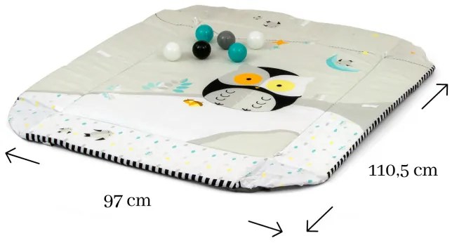 Hracia podložka pre deti Lolly Owl 5v1