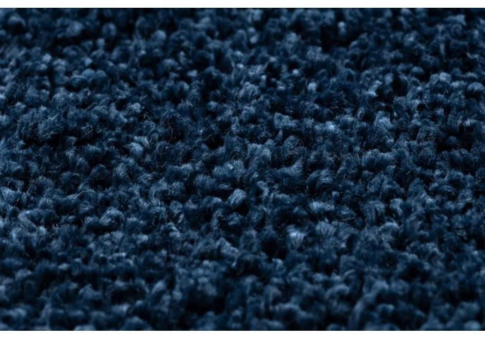 Kusový koberec Shaggy Berta tmavo modrý 240x330cm