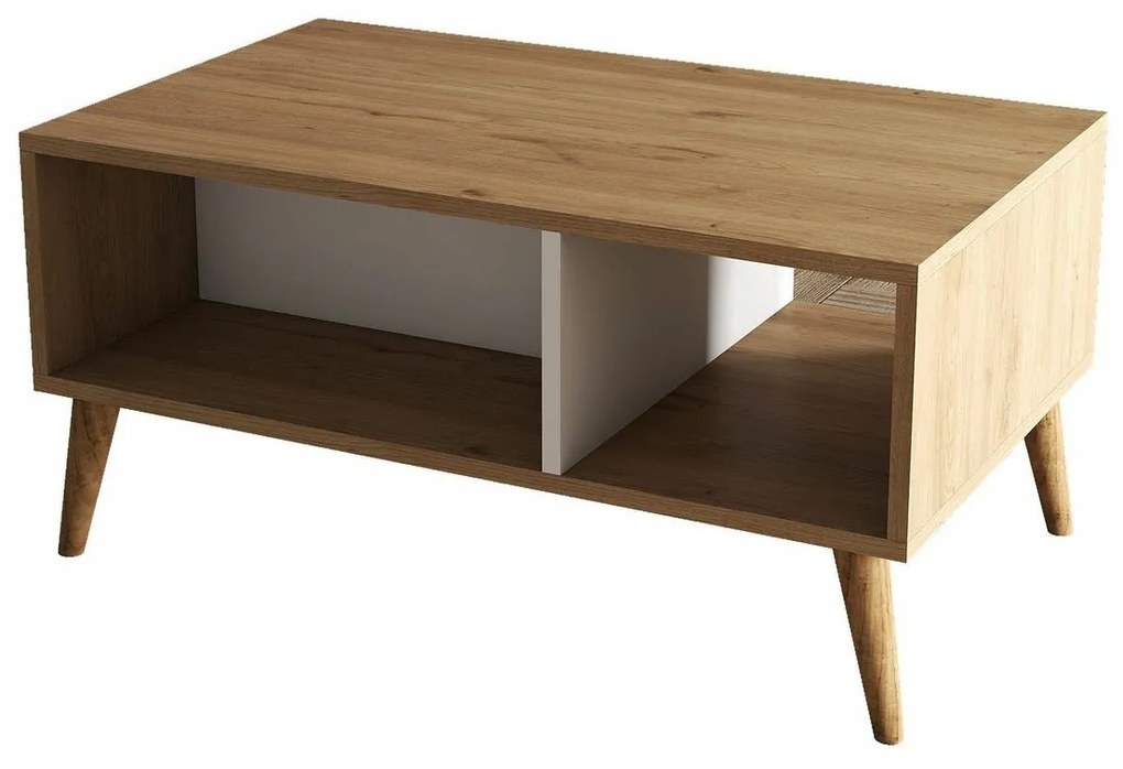 Exxen Oak a biely konferenčný stolík