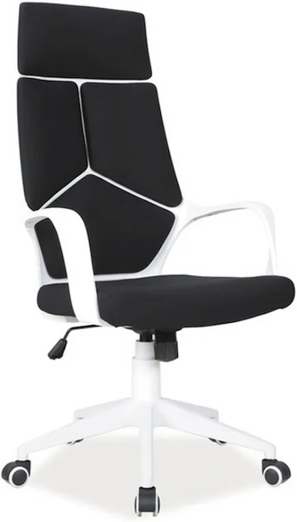 Kancelárska stolička BUY, 114-124x63x46x47-57, čierna