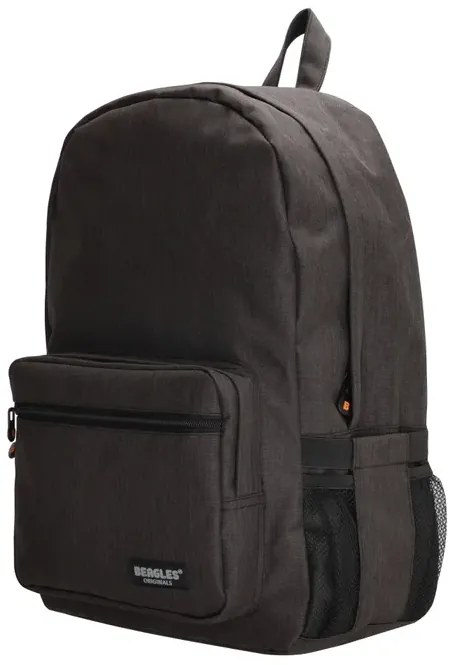 Beagles Čierny ľahký batoh do školy "Rock" 12L