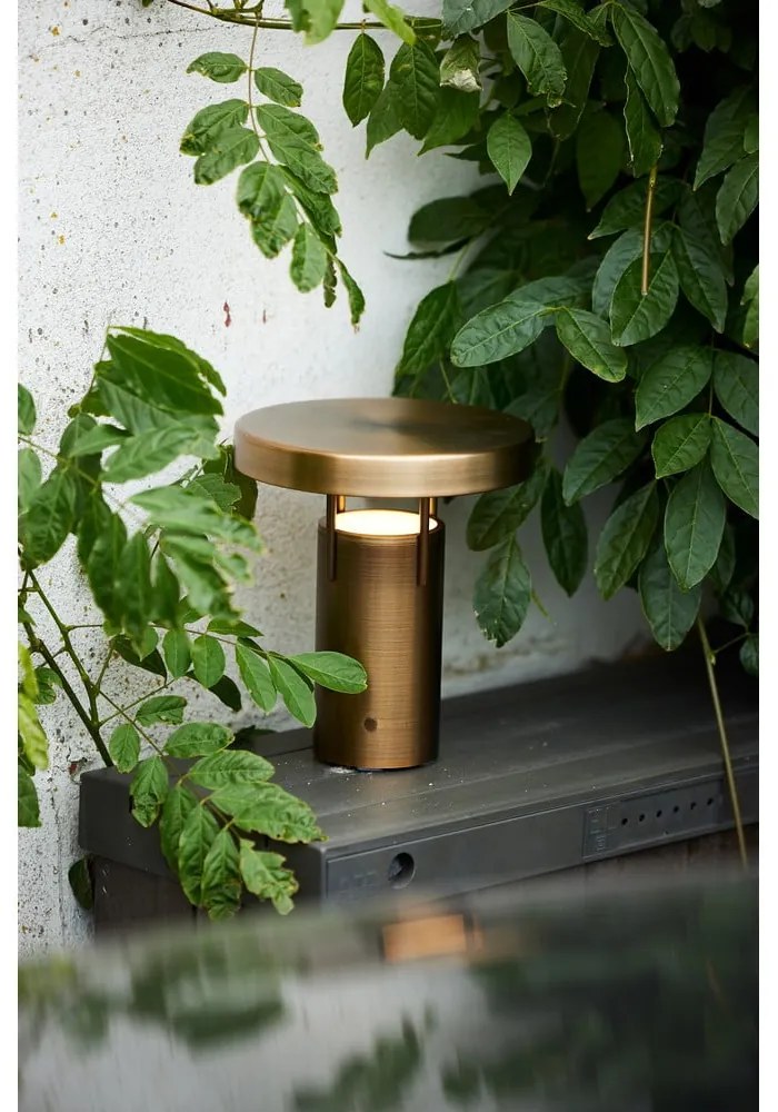 LED stmievateľná stolová lampa v bronzovej farbe (výška 20 cm) BringMe – Hübsch