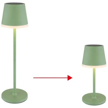 Globo 36637BM - LED Solárne svietidlo LED/0,06W/3V 3000K IP44 zelená