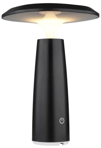 Globo 21022 - LED Stmiev. nabíjacia stolná lampa BOWIE LED/1,2W/3,7V 1500mAh 3000K