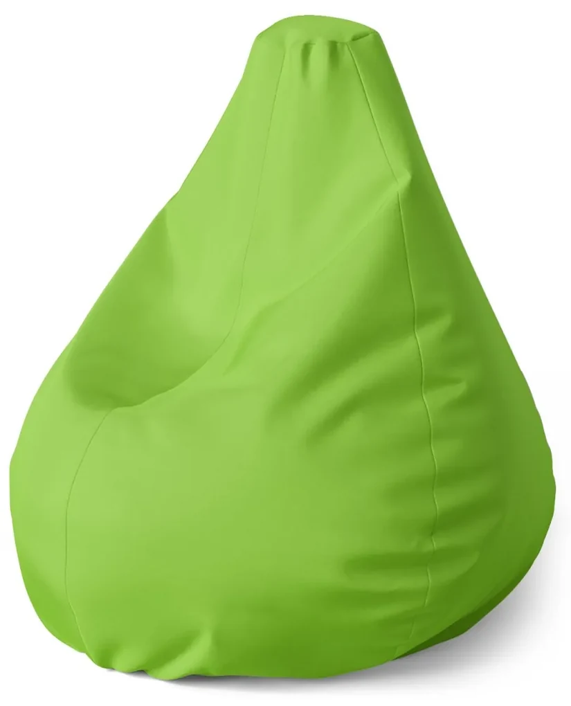 Sablio Sedací vak Pear Jablková zelená - 70 x 95 x 15 cm