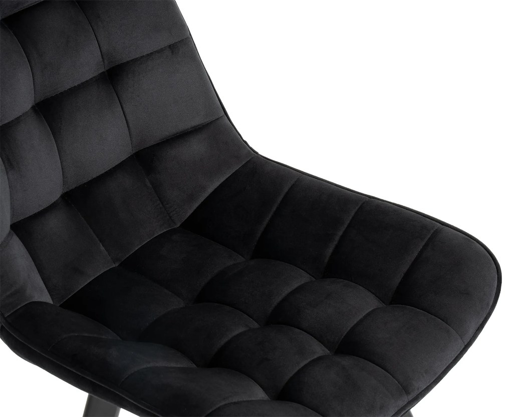 Noela Zamatová jedálenská stolička BELLA čierna