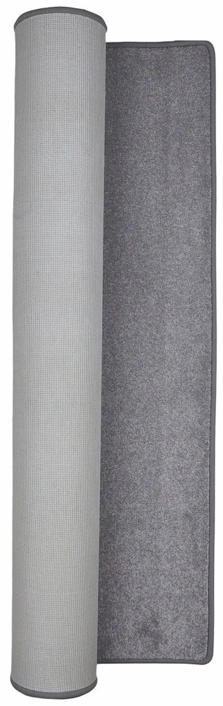 Vopi, Koberec behúň na mieru Apollo Soft šedý, šíre 120 cm, šedá, chodba / predsieň