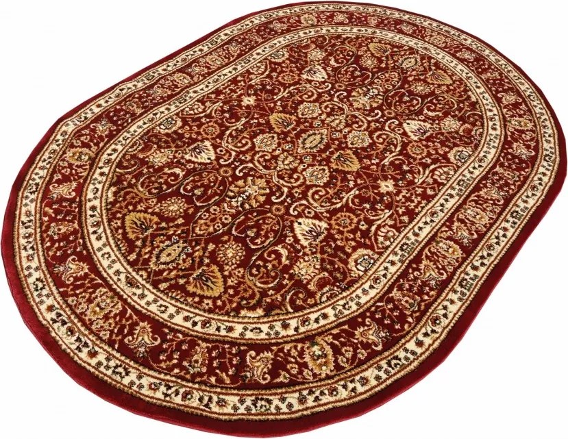 DC Koberec Orient ovál 007 červená Rozmer: 60×100 cm