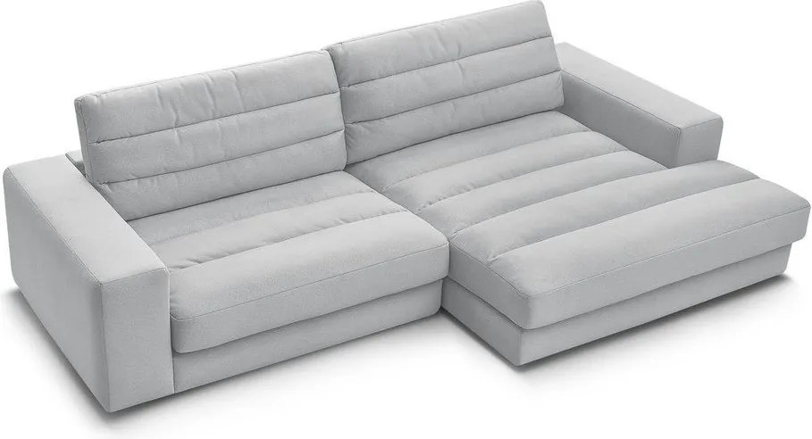 Svetlosivá zamatová rohová pohovka (pravý roh/s leňoškou) Sierra – Bobochic Paris