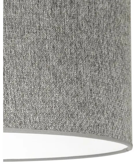 Duolla - Prisadený luster ROLLER ECO RECYCLING 1xE27/15W/230V pr. 45 cm šedá