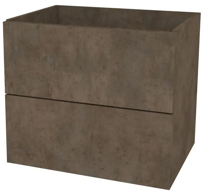 Mereo Ponte, kúpeľňová skrinka 61 cm, Multidecor, Betón Chicago tmavosivý, MER-CN290SBCS2