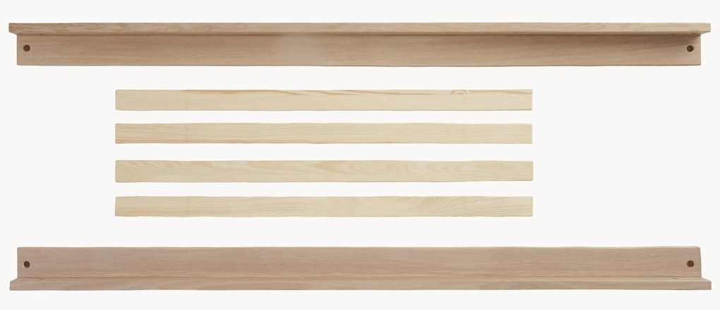 Ručne vyrobená súprava na prestavbu detskej postele z dubového dreva Eli, 6 ks