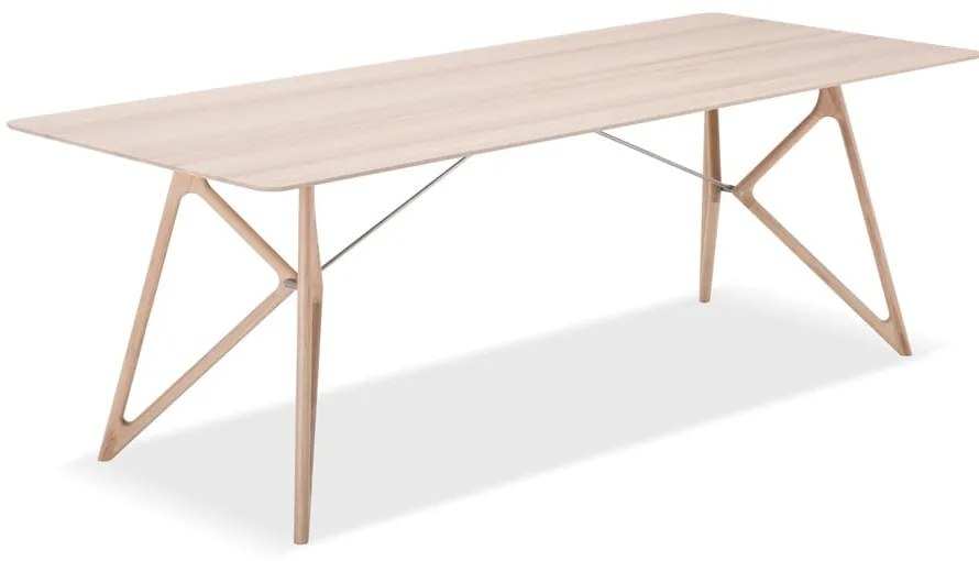 Jedálenský stôl s doskou z dubového dreva 220x90 cm Tink - Gazzda