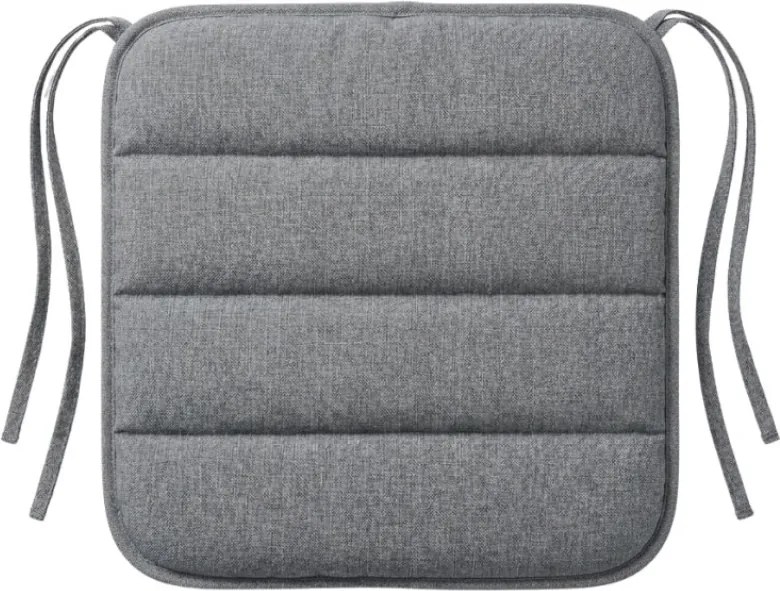 Podsedák na stoličku LINGE GREY 37x37 cm, sivý