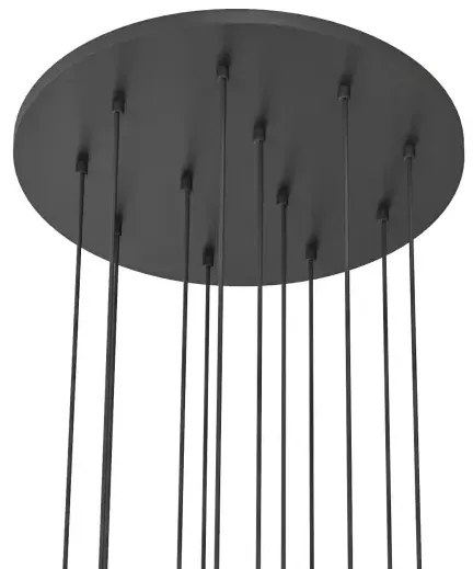Dizajnový luster Ero 12 chróm