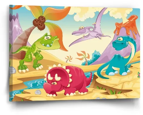 Sablio Obraz Dinosauri 5 - 60x40 cm