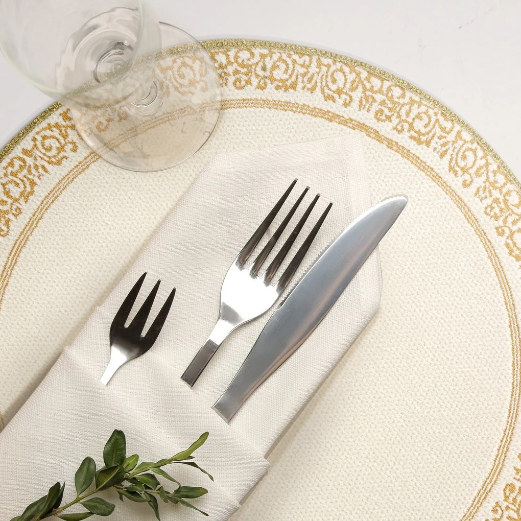 SADA 4 KS PRESTIERANIE NA STÔL MAJORKA (FI) 38 CM VZOROVANÁ