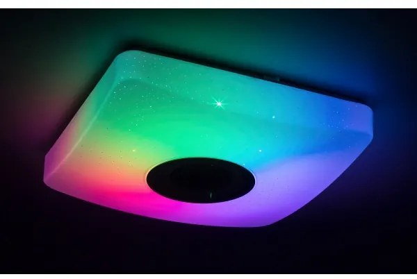 Rabalux - LED RGB Stmievateľné stropné svietidlo s reproduktorom LED/18W/230V + DO