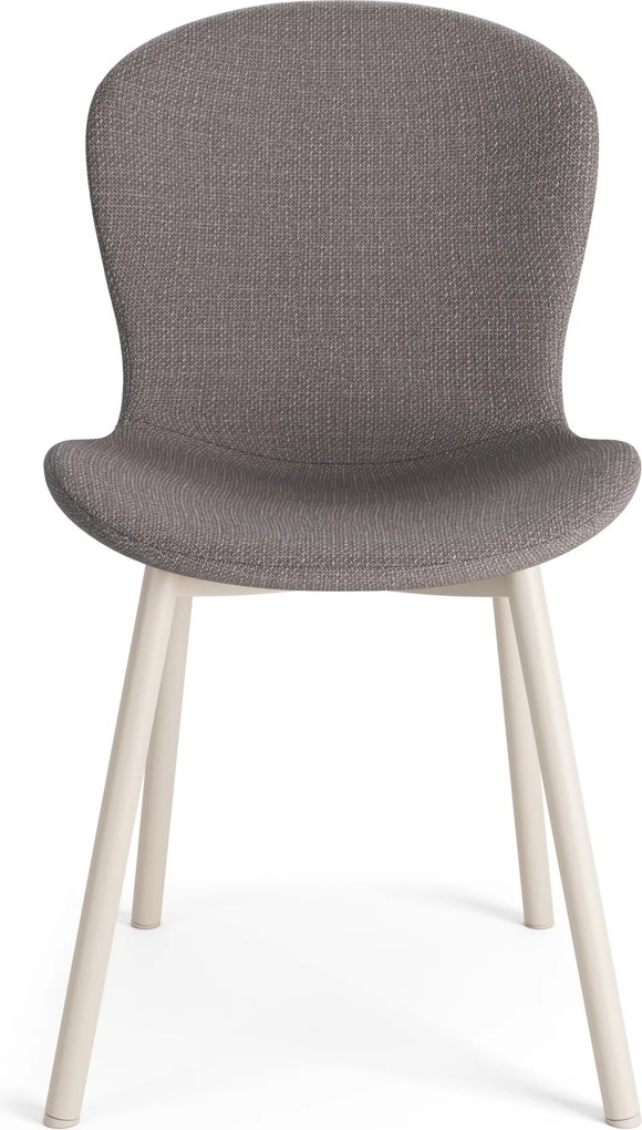 FIORA Svetlosivé Taupe (látka Basel 34) / béžový rám - MODERNÁ ČALÚNENÁ STOLIČKA DO OBÝVAČKY/ JEDÁLNE LOFT