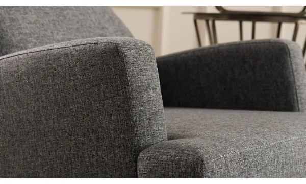 Kreslo PULA tmavošedé