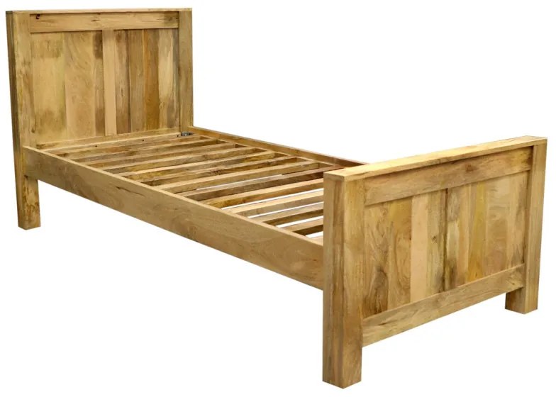 Posteľ Hina 90x200 z mangového dreva Mango natural