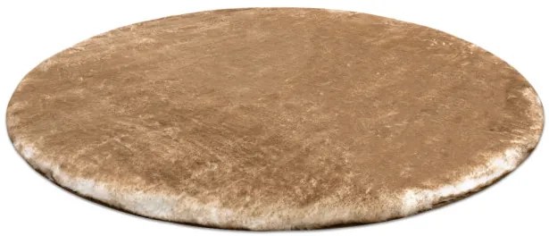 Koberec LAPIN Shaggy slonia kosť/hnedý protišmykový