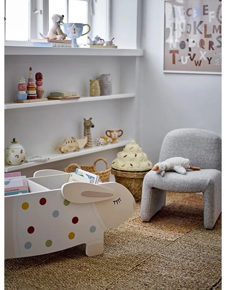 Detský kôš na hračky z morskej trávy v prírodnej farbe ø 28x41 cm Cillie – Bloomingville Mini