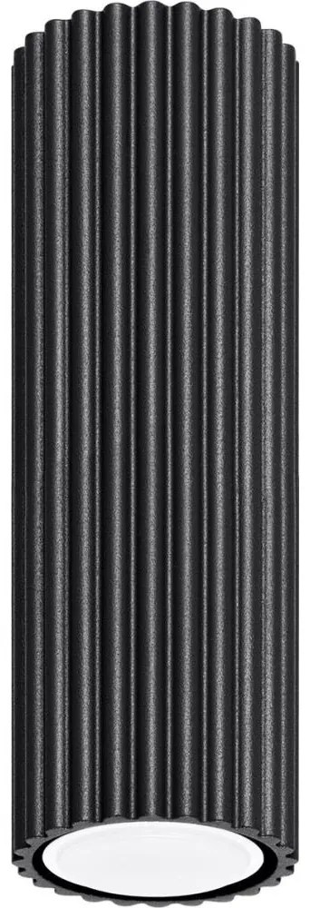 Sollux SL.1569 - Bodové svietidlo KARBON 1xGU10/10W/230V 20 cm čierna