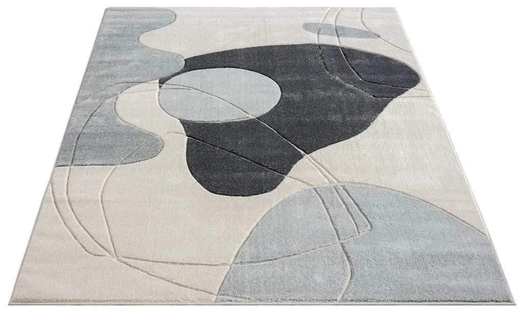 Dekorstudio Moderný koberec BONITO 7158 sivý Rozmer koberca: 160x230cm
