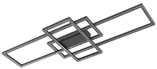 Zuma Line MX7907-3B-3BT- LED Stropné svietidlo ERVI LED/52W/230V 2700-6000K čierna