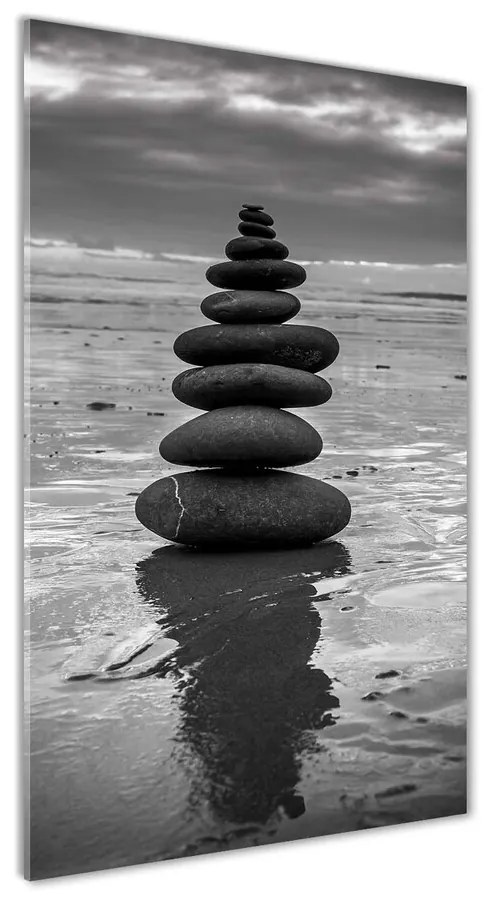 Foto obraz akrylový Kamenia na pláži pl-oa-70x140-f-82042722