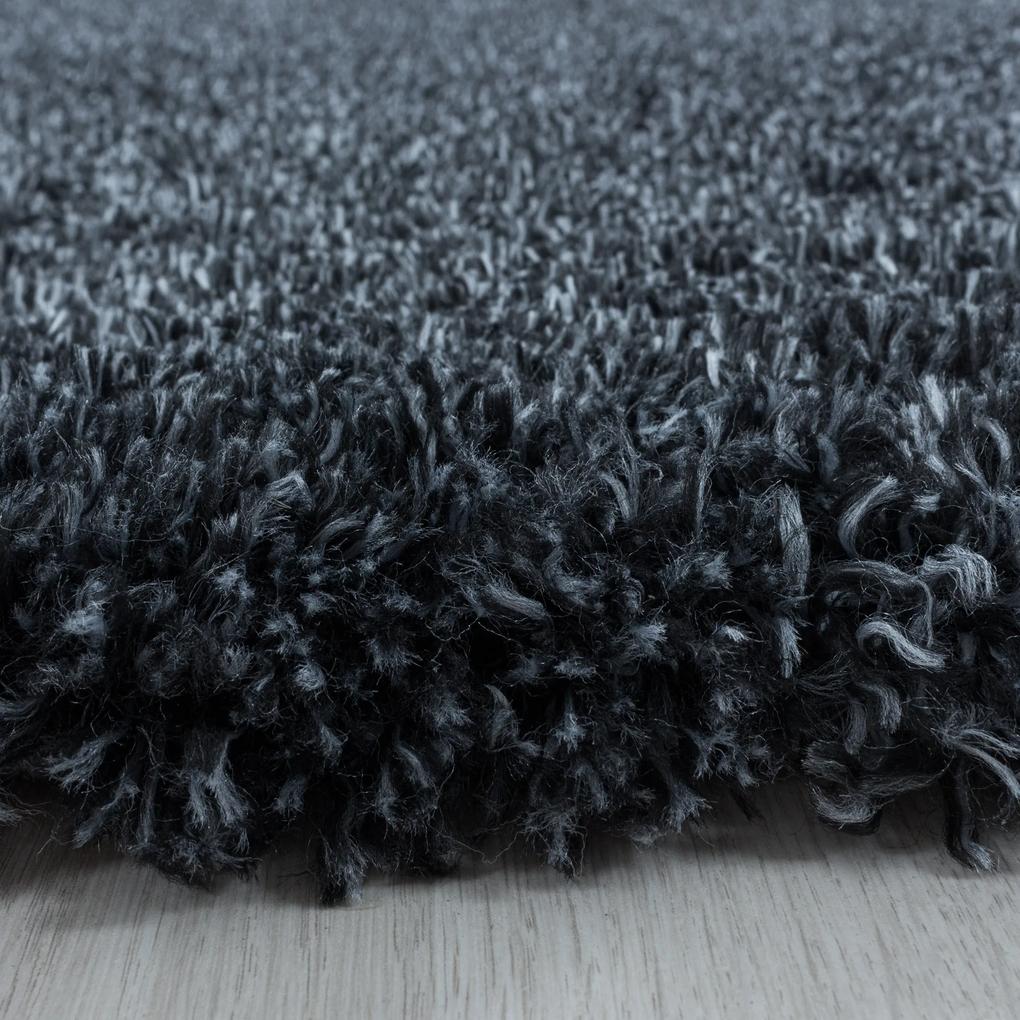 Ayyildiz Kusový koberec FLUFFY 3500, Antracitová Rozmer koberca: 200 x 290 cm