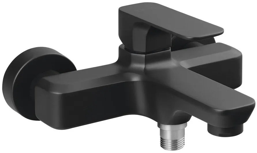 Sapho Sapho, SPY nástenná vaňová batéria, čierna matná, PY10/15