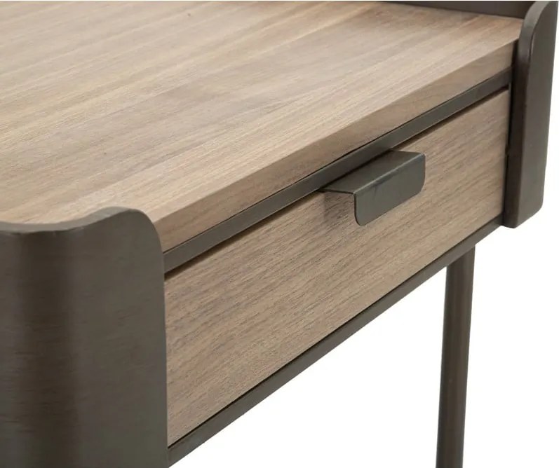 Hnedý konferenčný stolík z jedlového dreva 60x60 cm Toronto – Mauro Ferretti