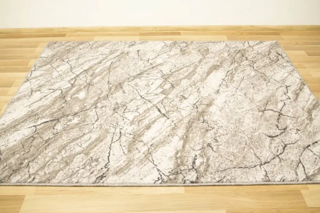 Metrážny koberec Aqua Marble 19 mramor sivý