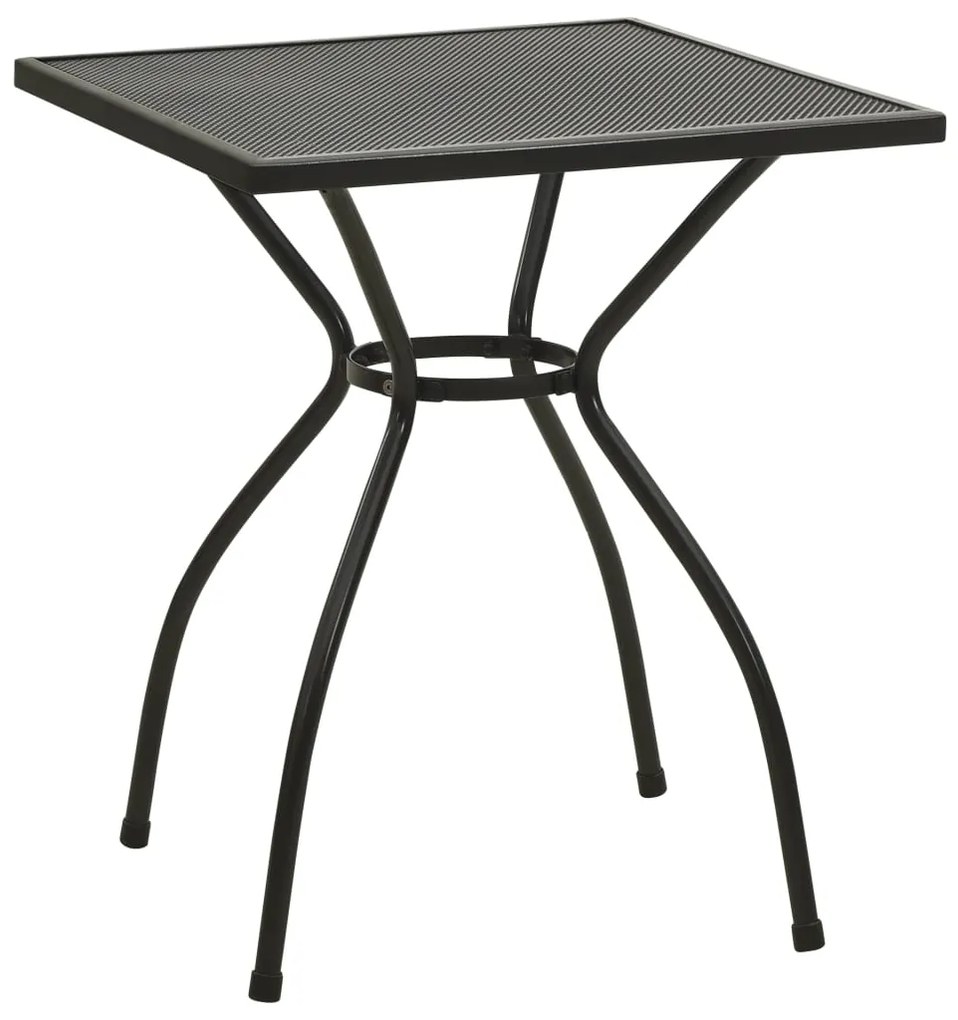vidaXL Bistro stolík 60x60x70 cm, oceľová sieťovina