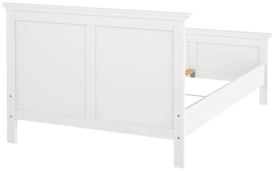 Biela dvojlôžková posteľ 140x200 cm Paris – Tvilum