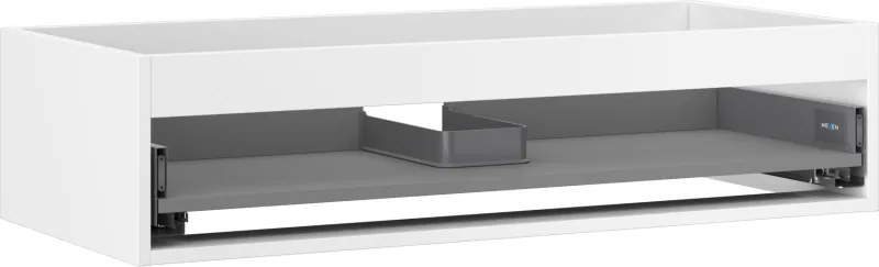 Mexen Box-A, závesná skrinka 100 cm, 1 zásuvka, biela matná, 91AX0-1000-235-1-01