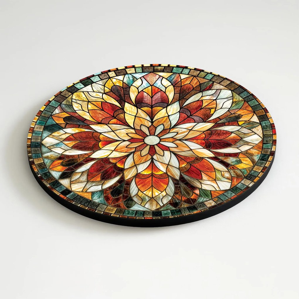 DUBLEZ | Drevená mandala na stenu - Farby sveta