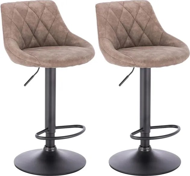 2x Barová stolička Hawaj CL-23 Taupe (šedohnedá)