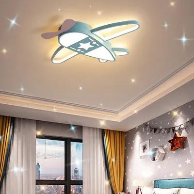 IKO LED stropná lampa s diaľkovým ovládačom – Lietadlo