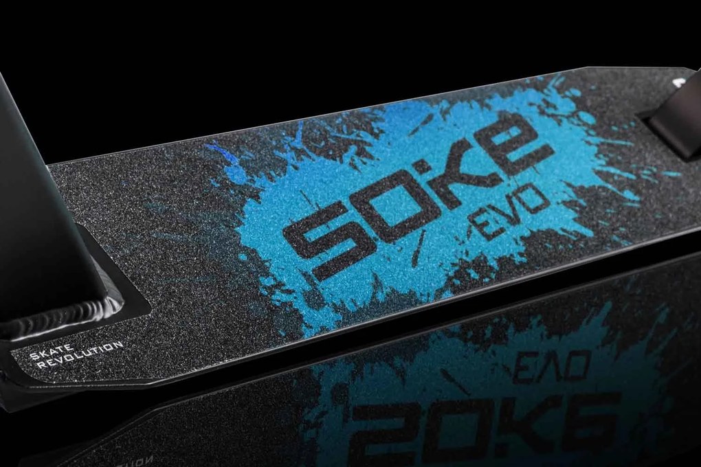 Modrý skúter SOKE EVO