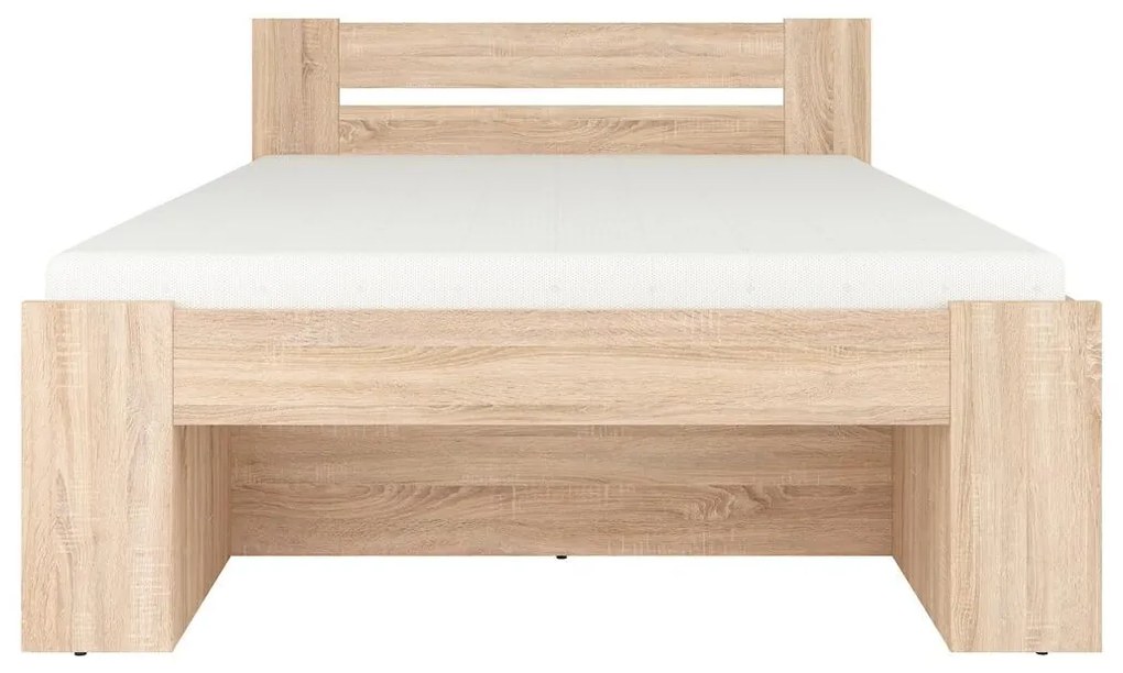 Manželská posteľ 140 cm BRW Nepo Plus 13 (dub sonoma) . Akcia -34%. Vlastná spoľahlivá doprava až k Vám domov. 1098327
